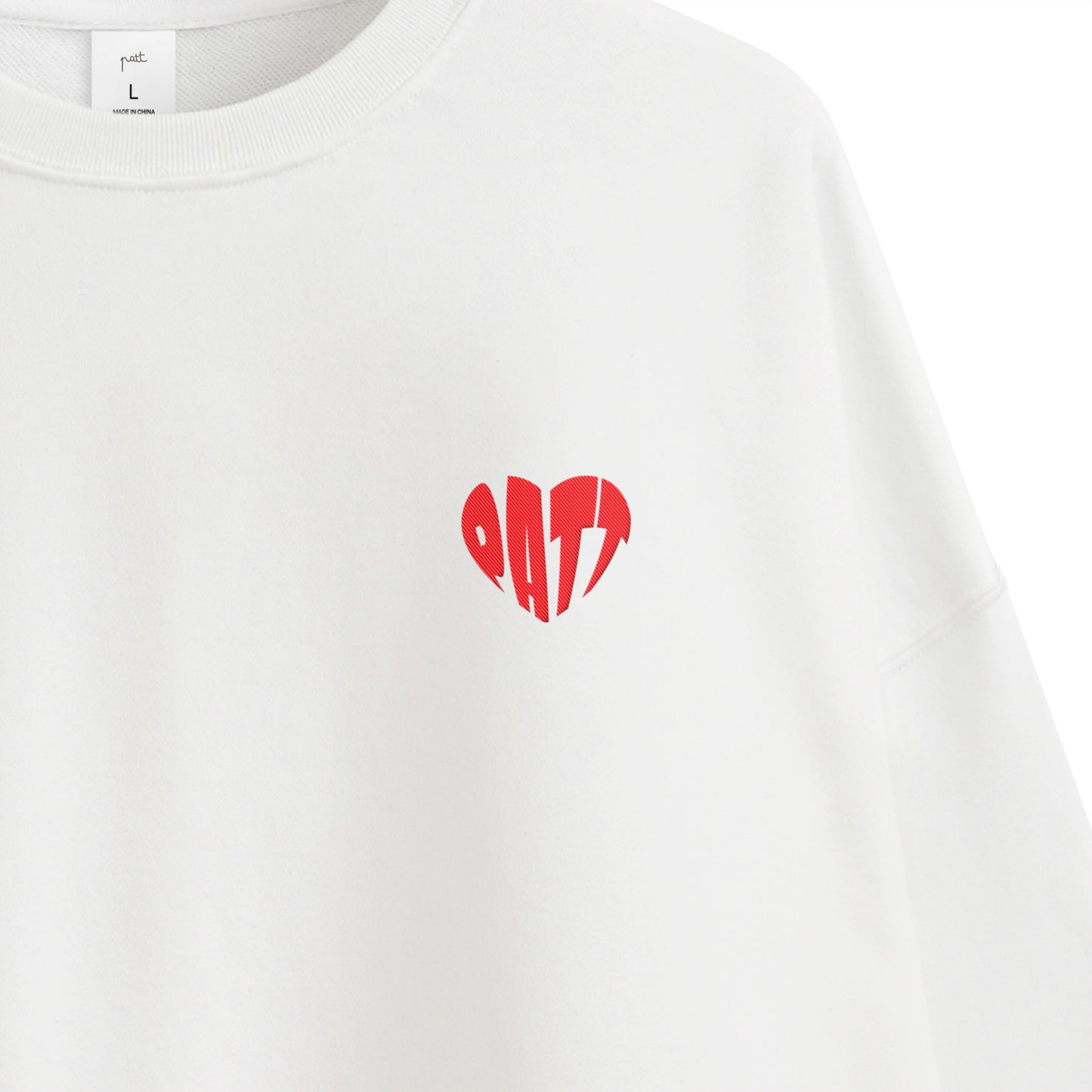 HEART LOGO SWEATSHIRT