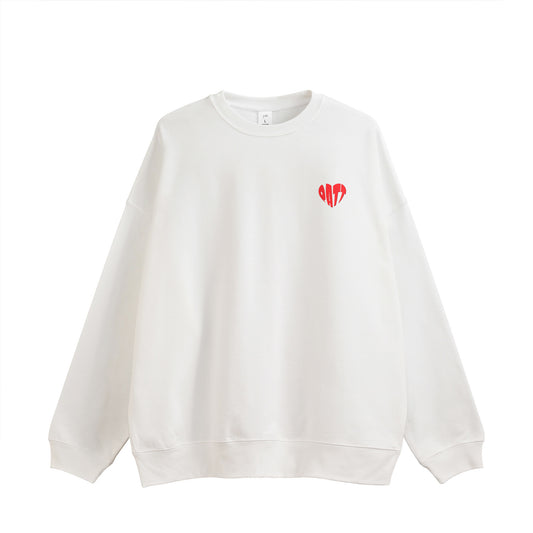 HEART LOGO SWEATSHIRT