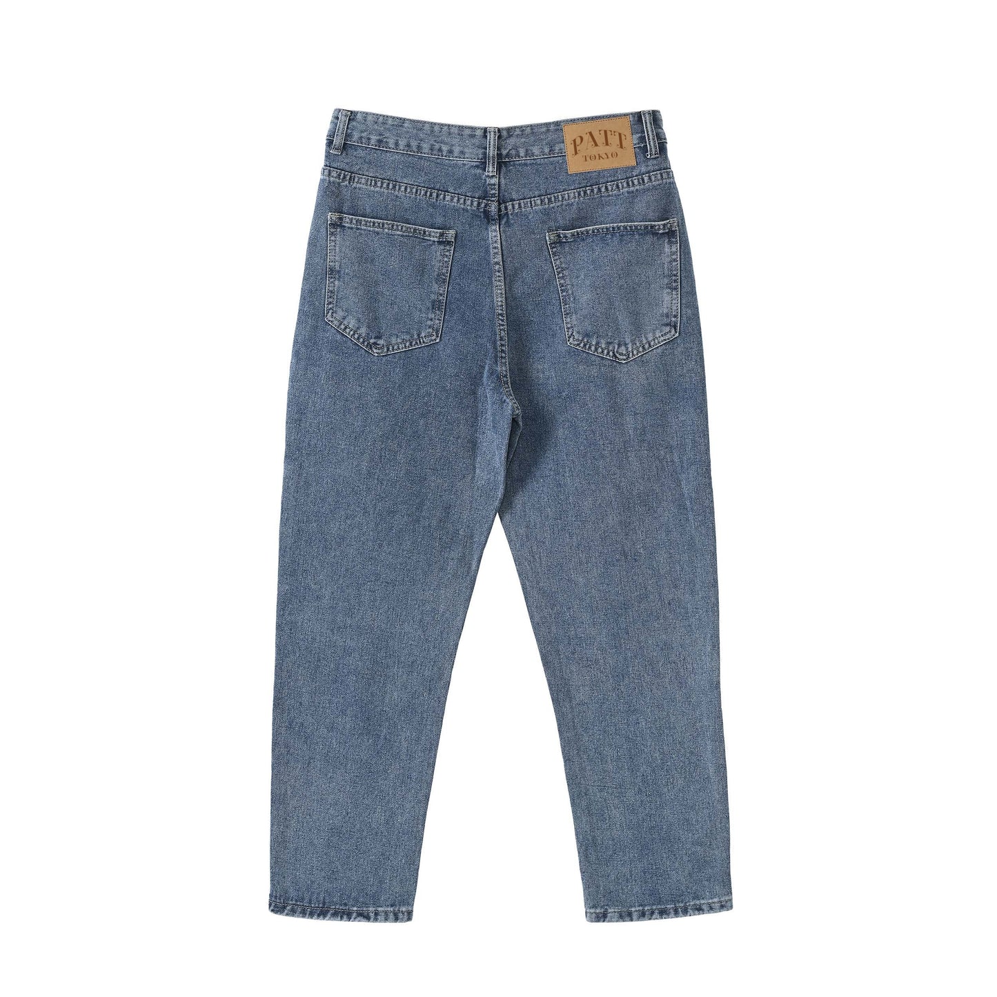 LOOSE TAPERED DENIM PANTS