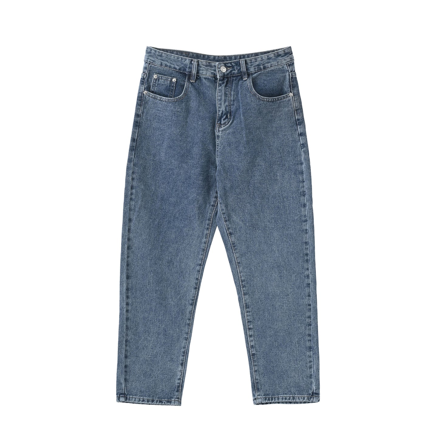 LOOSE TAPERED DENIM PANTS