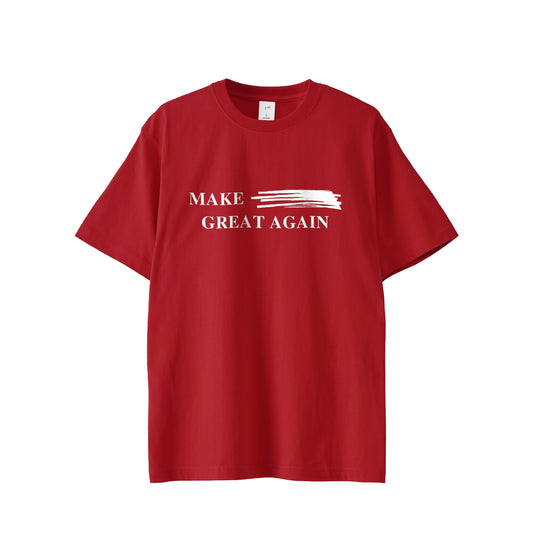 MAKE /// GREAT AGAIN TEE, front side, red, original brand t shirt